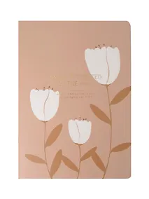 Купить Тетрадь «April», 48 листов в клетку, тюльпаны, скрепка — Фото №1