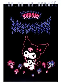 Купить Блокнот "Kuromi-4", А6, клетка, 60 листов — Фото №1