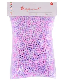 Купить Декоративные шарики для рукоделия розовый микс, размер 0,4 -0,6см, 10г. — Фото №1