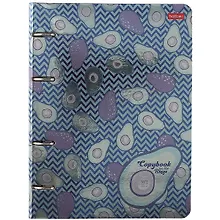 Купить Тетрадь на кольцах в клетку Hatber, "Авокадо", 80 листов — Фото №1