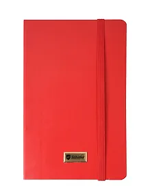 Купить Записная книга А6 80л лин. "Elegance" красная, инт.переплет, Schiller — Фото №1