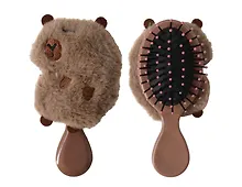 Купить Расческа Капибара (пластик, плюш) (13см) (12-3005A-1) (Lafilaf) — Фото №1
