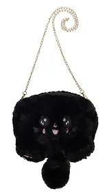 Купить Сумочка плюшевая Котик черный (31х23) (12-04759-02) Bookvalno — Фото №1