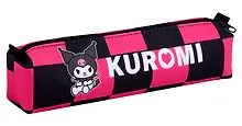 Купить Пенал-косметичка объемный "Kuromi" клетка, полиэстер — Фото №1