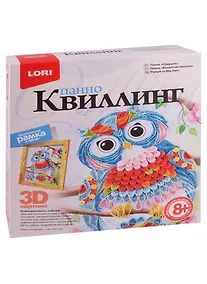 Купить Набор для творчества LORI Квиллинг. Панно "Совушка" Квл-023 — Фото №1