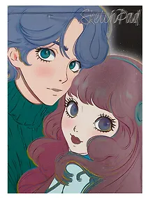 Купить Скетчбук А5 40л "Аниме. Нежная пара" 160г/м2, холод. тиснение, склейка — Фото №1