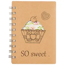 Купить Записная книжка «Kraft», 96 листов, А6 — Фото №1