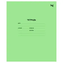 Купить Тетрадь в клетку Hatber, 18 листов, зеленая — Фото №1