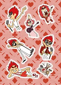 Купить Лист Стикеров 13 Карт: Данте. Земля Королей — Фото №1