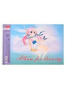 Купить Альбом для рисования Hatber, "Волшебный мир аниме", А4, 24 листа, в ассортименте — Фото №1