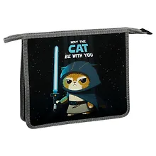 Купить Папка для тетрадей А5 "Cat with you" 1отд, молния, пластик — Фото №1