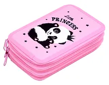 Купить Пенал 3отд. "Пандочка" 19*11, молния, полиэстер — Фото №1