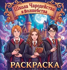 Купить Школа чародейства и волшебства. Раскраска — Фото №1