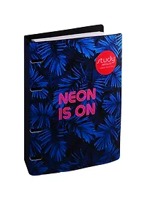 Купить Тетрадь на кольцах «Neon tropics» 120 листов в клетку, А5, сменный блок - Infolio — Фото №1