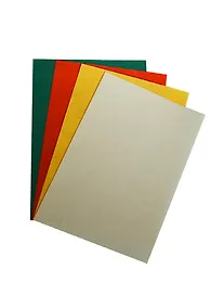 Купить Набор д/творчества Листы фетра А4 4шт (красная, белая, зеленая, желтая) (6069-20) — Фото №1