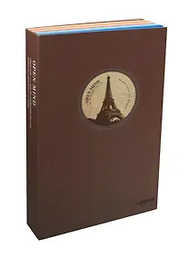 Купить Блокнот с круглой картинкой Эйфелева башня с цветными листами (003229) (10,5х17) (Карамба) — Фото №1