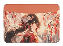 Купить Чехол для карточек горизонтальный Аниме Девушка с цветами в волосах (ДКГ2023-136) — Фото №1
