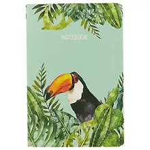 Купить Тетрадь в клетку Kairui, Tropical paradise, А5, 32 листа, в ассортименте — Фото №1