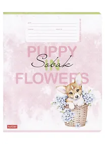 Купить Тетрадь в линейку Hatber, "Пушистое счастье", 12 листов, в ассортименте — Фото №1