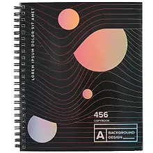 Купить Тетрадь в клетку Listoff, "Сияние", 96 листов, в ассортименте — Фото №1