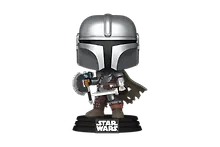 Купить Фигурка Funko POP! Bobble Star Wars M & G S2 Mandalorian (Dual Wield) (844) 90824 — Фото №1