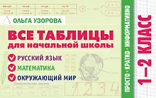 Купить Все таблицы для начальной школы. 1–2 класс. Русский язык, математика, окружающий мир — Фото №1