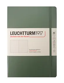 Купить Книга для записей A5 125л тчк. "Smooth Colours" тв.обл., оливковый, Leuchtturm1917 — Фото №1