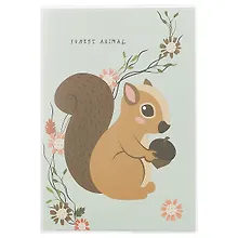 Купить Тетрадь в линейку Forest animals, А5, 64 листа, в ассортименте — Фото №1