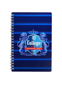 Купить Записная книжка А6+ 60л 126*188 кл."Notebook" пласт.обл., вырубка, спираль, Феникс — Фото №1