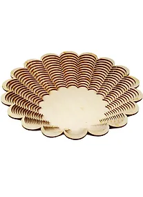 Купить Игрушка из дерева Ваза большая узкая Астра (лесенка) (232х230х50) (162838) (Полноцвет) — Фото №1