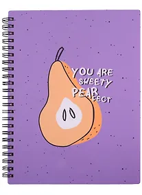 Купить Тетрадь в клетку Be Smart, "Fruits. Груши", 96 листов — Фото №1