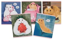 Купить Тетрадь в клетку "Хомяки", 48 листов, в ассортименте — Фото №1