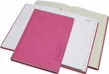 Купить Алфавитная книга А5, 104 листа, розовая, кожзам — Фото №1