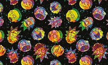 Купить Кардхолдер в форме книжки «Рик и Морти», черный — Фото №1