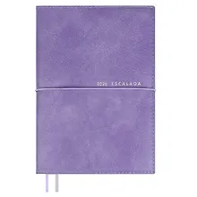 Купить Ежедневник дат. 2026г. А6+ 128л "Шеврет" сиреневый, кожзам, мягк. переплет, застёжка-резинка, закладка, тисн. фольгой, офсет, справ.мат-лы, 2 ляссе, инд.уп — Фото №1
