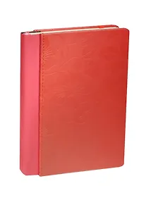 Купить Книга для записей А5 96л "Цветы" на резинке, красная, Link Art — Фото №1