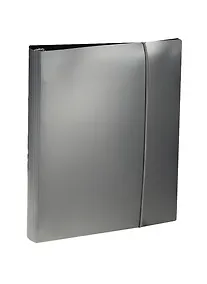 Купить Тетрадь на кольцах в клетку Hatber, Metallic, 120 листов, в ассортименте — Фото №1