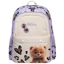 Купить Рюкзак "Пушистый мишка" 2 отделения, 41*29*17,5 см, полиэстер, светоотражатели, 3 кармана — Фото №1