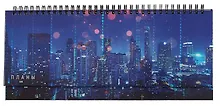 Купить Планинг недат. 56л "Ночной город" настольный, 7БЦ, глянц.лам, евроспираль, офсет — Фото №1