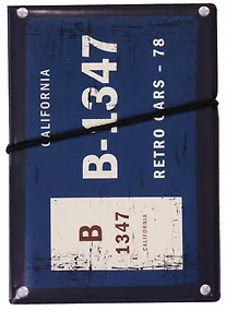 Купить Автодокументы Номерной знак B-1347 (синий) — Фото №1