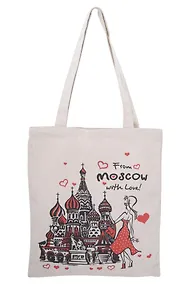 Купить Сумка-шоппер From Moscow with love,Храм Василия Блаженного (Москва) (106-2-19D-1-eng) — Фото №1