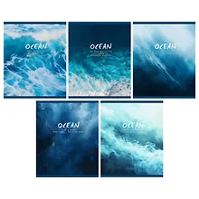 Купить Тетрадь общая «Ocean», 48 листов в клетку, А5, в ассортименте - Listoff — Фото №1