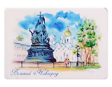 Купить Магнит картон Памятник 1000-летия России (Великий Новгород) (МК/411/002) — Фото №1