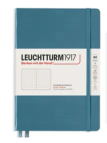 Купить Книга для записей A5 125л тчк. "Classic" тв.обл., синий камень, Leuchtturm1917 — Фото №1