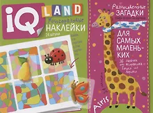 Купить Разноцветные загадки. IQ задачки с многоразовыми наклейками — Фото №1