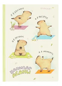 Купить Блокнот "Капибар Асаны" — Фото №1