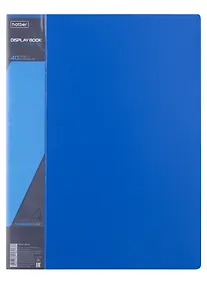 Купить Папка 40ф А4 "STANDARD" пластик 0,6мм, синяя — Фото №1