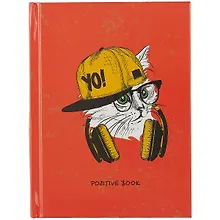 Купить Записная книжка А6 64л кл. "Positive Book 5" 7БЦ, глянц.ламинация, диз.блок — Фото №1