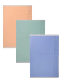 Купить Тетрадь А4 48л кл. "Easy Cover" пласт.обл., ассорти — Фото №1