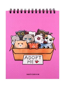 Купить Скетчбук «Возьми кота!», А6, 40 листов — Фото №1